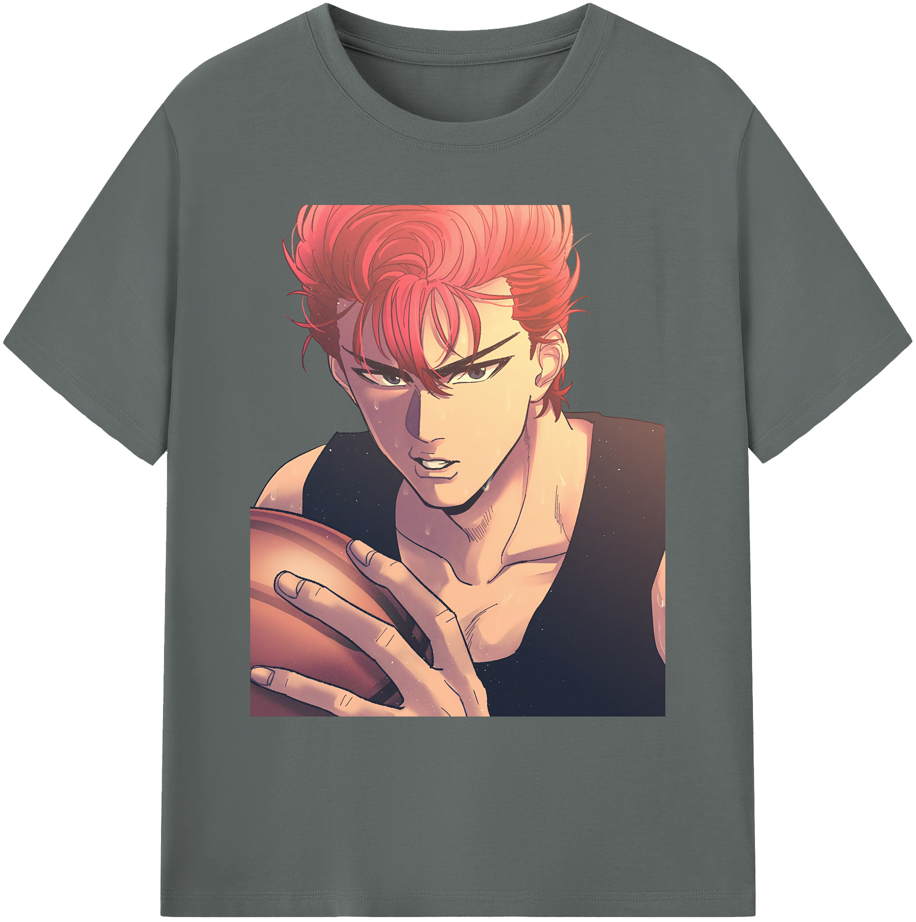 （画像用） SLAM DUNK／スラムダンク 綿100％ メンズ半袖Tシャツ｜肌触りやわらか＆通気性